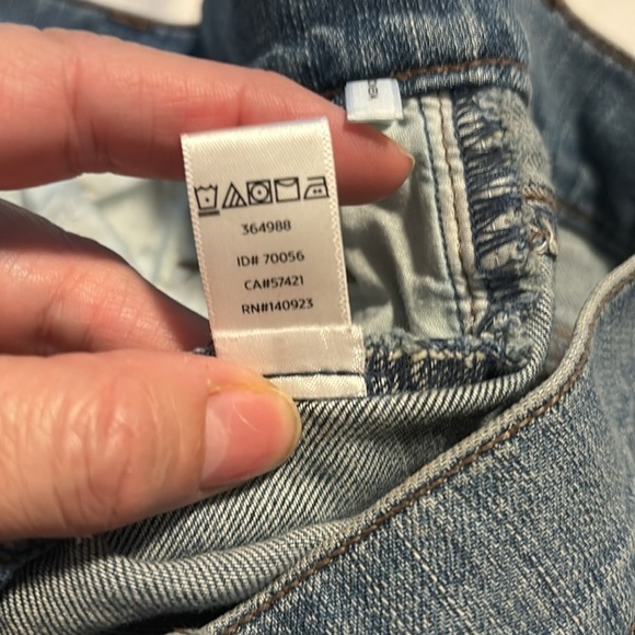 Ann Taylor Loft denim shirt with jewel embellishments size 14 - Picture 6 of 7